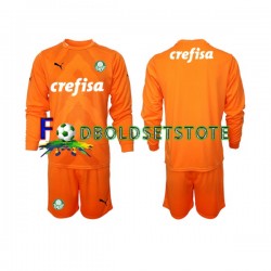 Palmeiras Trøje Målmand 3. Valg 2022-2023 Lange ærmer ,Børn Fodboldsæt