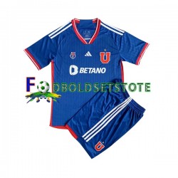 Universidad de Chile Trøje Hjemmebane 2023 Kort ærmer ,Børn Fodboldsæt
