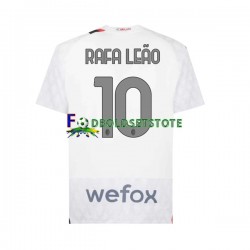 AC Milan Trøje Rafael Leao 10 Udebane 2023-2024 Kort ærmer ,Mænd