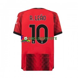 AC Milan Trøje Rafael Leao 10 Hjemmebane 2023-2024 Kort ærmer ,Mænd