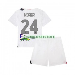 AC Milan Trøje Simon Kjaer 24 Udebane 2023-2024 Kort ærmer ,Børn Fodboldsæt