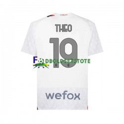 AC Milan Trøje Theo 19 Udebane 2023-2024 Kort ærmer ,Mænd