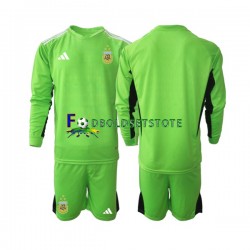 Argentina Trøje Målmand Hjemmebane 2023-2024 Kort ærmer ,Børn Fodboldsæt