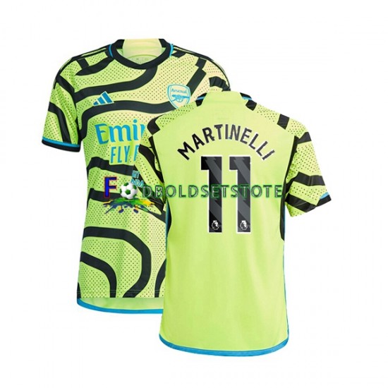 Arsenal Trøje Gabriel Martinelli 11 Udebane 2023-2024 Kort ærmer ,Mænd Arsenal Trøje Gabriel Martinelli 11 Udebane 2023-2024 Kort ærmer ,Mænd