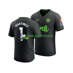 Aston Villa Trøje Emiliano Martinez 1 Målmand Hjemmebane 2023-2024 Kort ærmer ,Mænd