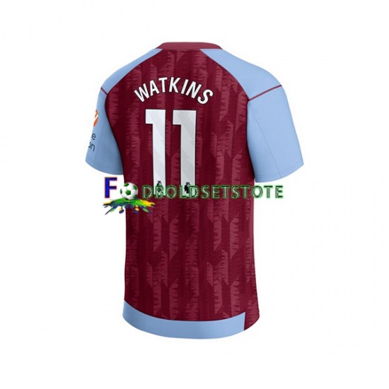 Aston Villa Trøje Ollie Watkins 11 Hjemmebane 2023-2024 Kort ærmer ,Mænd