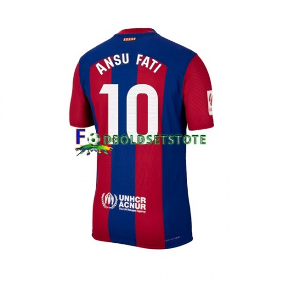 FC Barcelona Trøje Ansu Fati 10 Hjemmebane 2023-2024 Kort ærmer ,Mænd FC Barcelona Trøje Ansu Fati 10 Hjemmebane 2023-2024 Kort ærmer ,Mænd