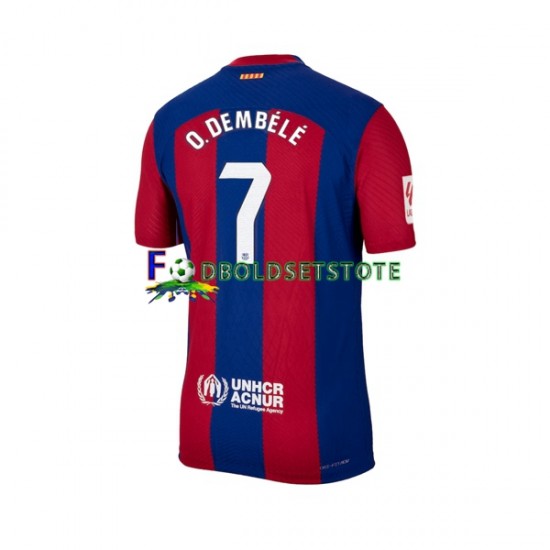 FC Barcelona Trøje Ousmane Dembele 7 Hjemmebane 2023-2024 Kort ærmer ,Mænd FC Barcelona Trøje Ousmane Dembele 7 Hjemmebane 2023-2024 Kort ærmer ,Mænd