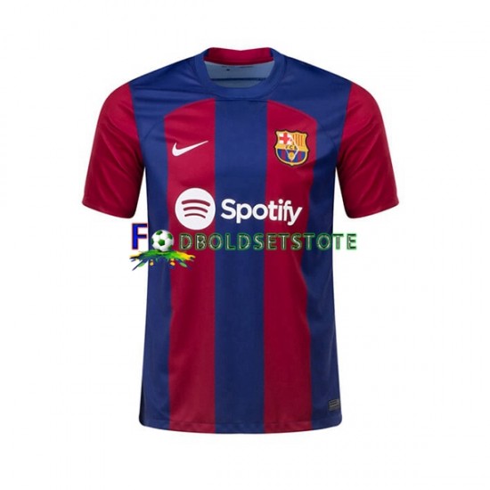 FC Barcelona Trøje Pedri 8 Hjemmebane 2023-2024 Kort ærmer ,Mænd