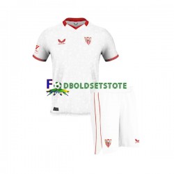 Sevilla FC Trøje Hjemmebane 2023-2024 Kort ærmer ,Børn Fodboldsæt
