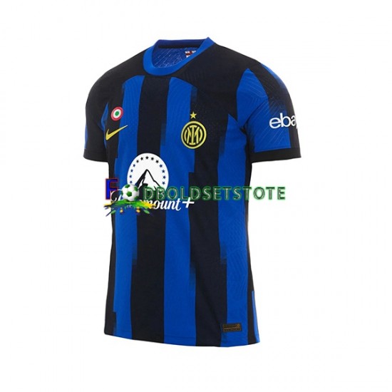 Inter Milan Trøje Hjemmebane 2023-2024 Kort ærmer ,Mænd