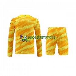 Liverpool Trøje Målmand 3. Valg 2023-2024 Lange ærmer ,Børn Fodboldsæt