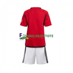 Manchester United Trøje Hjemmebane 2023-2024 Kort ærmer ,Børn Fodboldsæt