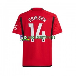 Manchester United Trøje Eriksen 14 Hjemmebane 2023-2024 Kort ærmer ,Mænd
