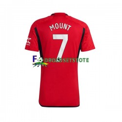 Manchester United Trøje Mount 7 Hjemmebane 2023-2024 Kort ærmer ,Mænd
