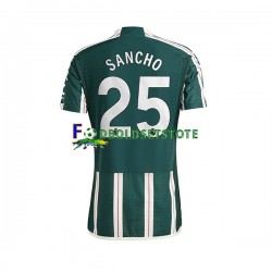 Manchester United Trøje Sancho 25 Udebane 2023-2024 Kort ærmer ,Mænd