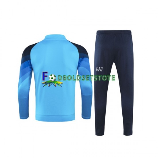 Napoli Blå Sweatshirt Dragt 2023-2024