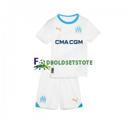 Olympique de Marseille Trøje Hjemmebane 2023-2024 Kort ærmer ,Børn Fodboldsæt