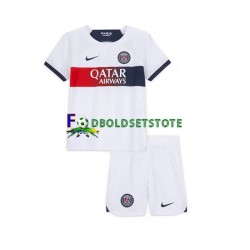 Paris Saint-Germain Trøje Udebane 2023-2024 Kort ærmer ,Børn Fodboldsæt