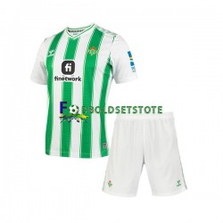 Real Betis Trøje Hjemmebane 2023-2024 Kort ærmer ,Børn Fodboldsæt