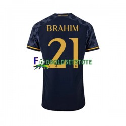 Real Madrid Trøje Brahim Diaz 21 Udebane 2023-2024 Kort ærmer ,Mænd