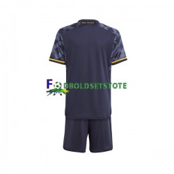 Real Madrid Trøje Udebane 2023-2024 Kort ærmer ,Børn Fodboldsæt