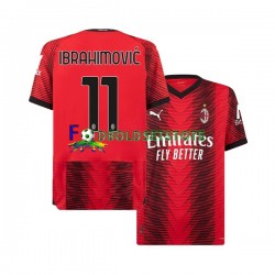AC Milan Trøje Ibrahimovic 11 Hjemmebane 2023-2024 Kort ærmer ,Mænd