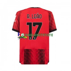 AC Milan Trøje Rafael Leao 17 Hjemmebane 2023-2024 Kort ærmer ,Mænd