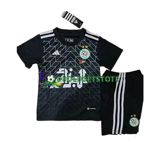 Algeriet Trøje Sort 2023-2024 Kort ærmer