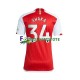 Arsenal Trøje Xhaka 34 Hjemmebane 2023-2024 Kort ærmer ,Mænd