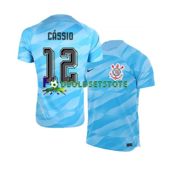 Corinthians Trøje Cassio 12 Målmand Hjemmebane 2023-2024 Kort ærmer ,Mænd Corinthians Trøje Cassio 12 Målmand Hjemmebane 2023-2024 Kort ærmer ,Mænd