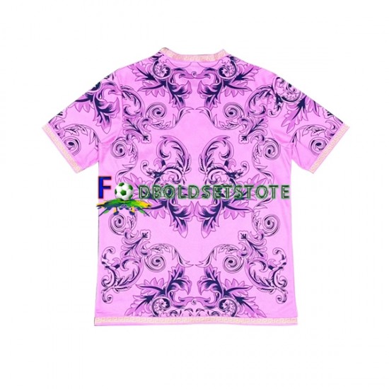 Italien Trøje Lyserød Versace 2023-2024 Kort ærmer ,Mænd