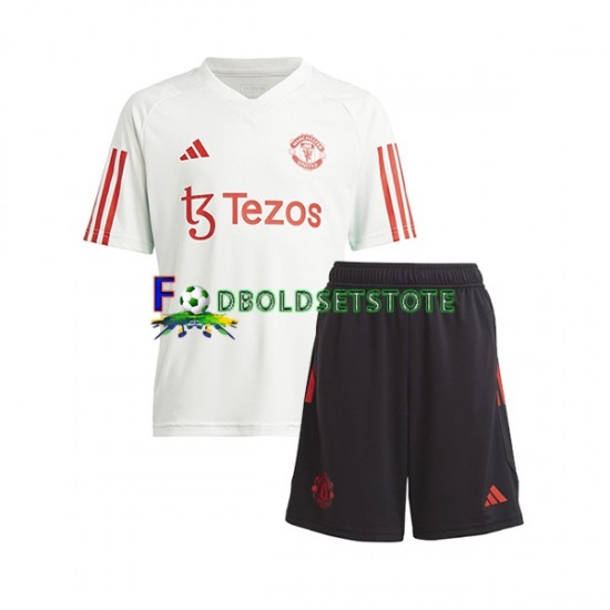 Manchester United Hvid Træningstrøje og shorts 2023-2024