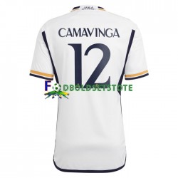Real Madrid Trøje Camavinga 12 Hjemmebane 2023-2024 Kort ærmer ,Mænd