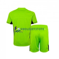 Real Madrid Trøje Målmand Hjemmebane 2023-2024 Kort ærmer ,Børn Fodboldsæt