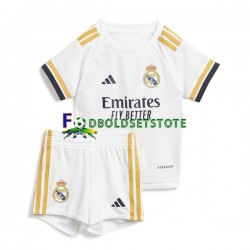 Real Madrid Trøje Hjemmebane 2023-2024 Kort ærmer ,Børn Fodboldsæt