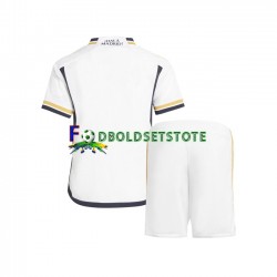 Real Madrid Trøje Hjemmebane 2023-2024 Kort ærmer ,Børn Fodboldsæt