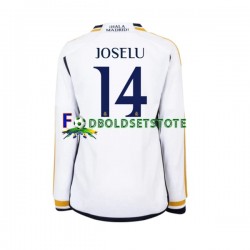 Real Madrid Trøje JOSELU 14 Hjemmebane 2023-2024 Lange ærmer ,Mænd