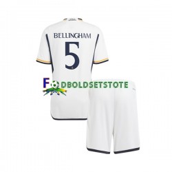 Real Madrid Trøje Jude Bellingham 5 Hjemmebane 2023-2024 Kort ærmer ,Børn Fodboldsæt