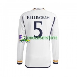 Real Madrid Trøje Jude Bellingham 5 Hjemmebane 2023-2024 Lange ærmer ,Mænd