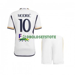Real Madrid Trøje Modrić 10 Hjemmebane 2023-2024 Kort ærmer ,Børn Fodboldsæt