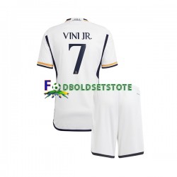 Real Madrid Trøje Vinicius Junior 7 Hjemmebane 2023-2024 Kort ærmer ,Børn Fodboldsæt