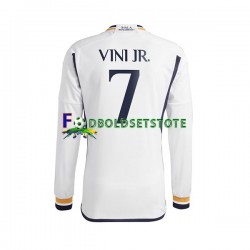 Real Madrid Trøje Vinicius Junior 7 Hjemmebane 2023-2024 Lange ærmer ,Mænd