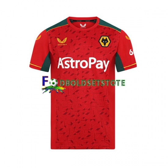 Wolverhampton Wanderers Trøje Udebane 2023-2024 Kort ærmer ,Mænd Wolverhampton Wanderers Trøje Udebane 2023-2024 Kort ærmer ,Mænd