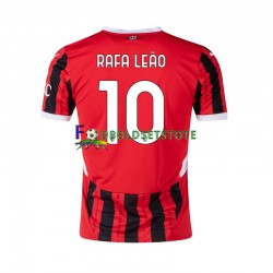 AC Milan Trøje RAFA LEAO 10 Hjemmebane 2024-2025 Kort ærmer ,Mænd