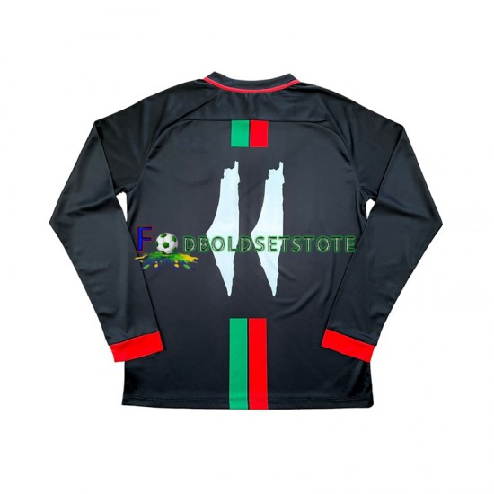 Club Deportivo Palestino Trøje Center Stripre Hjemmebane 2024-2025 Lange ærmer ,Mænd