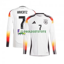 Tyskland Trøje Havertz 7 Hjemmebane Euro 2024 Lange ærmer ,Mænd