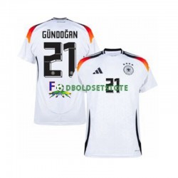 Tyskland Trøje Ilkay Gundogan 21 Hjemmebane Euro 2024 Kort ærmer ,Mænd