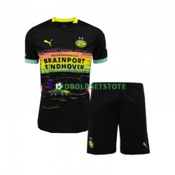 PSV Eindhoven Trøje Udebane 2024-2025 Kort ærmer ,Børn Fodboldsæt