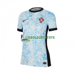 Portugal Trøje Udebane Euro 2024 Kort ærmer ,Dame